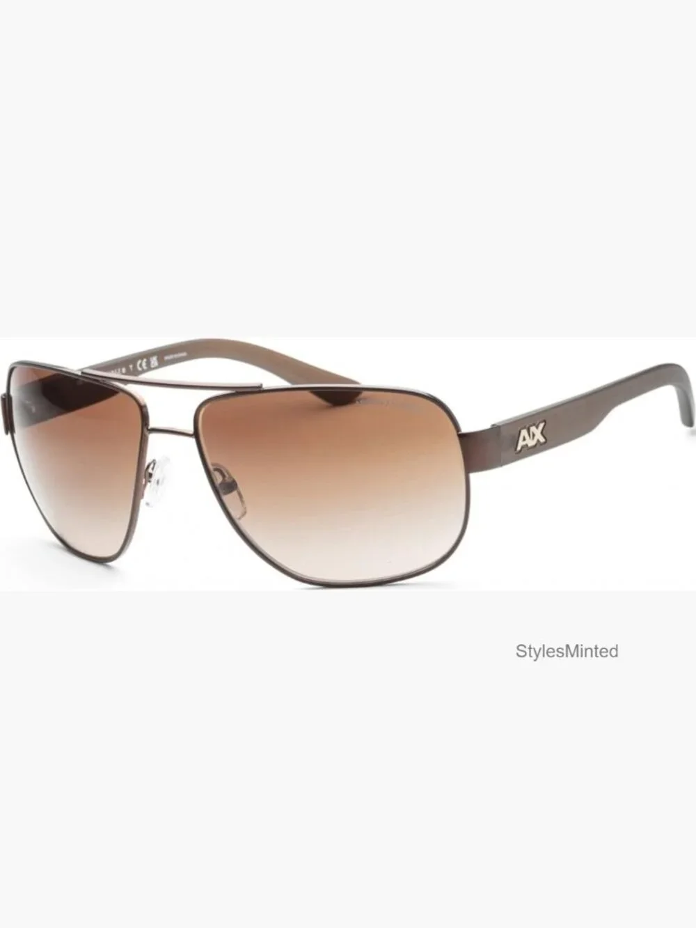 Men's Rectangular Sunglasses with UV Protection